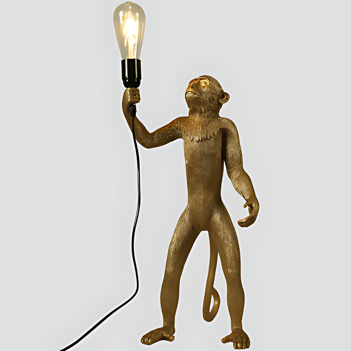 Monkey Table Lamp Glod