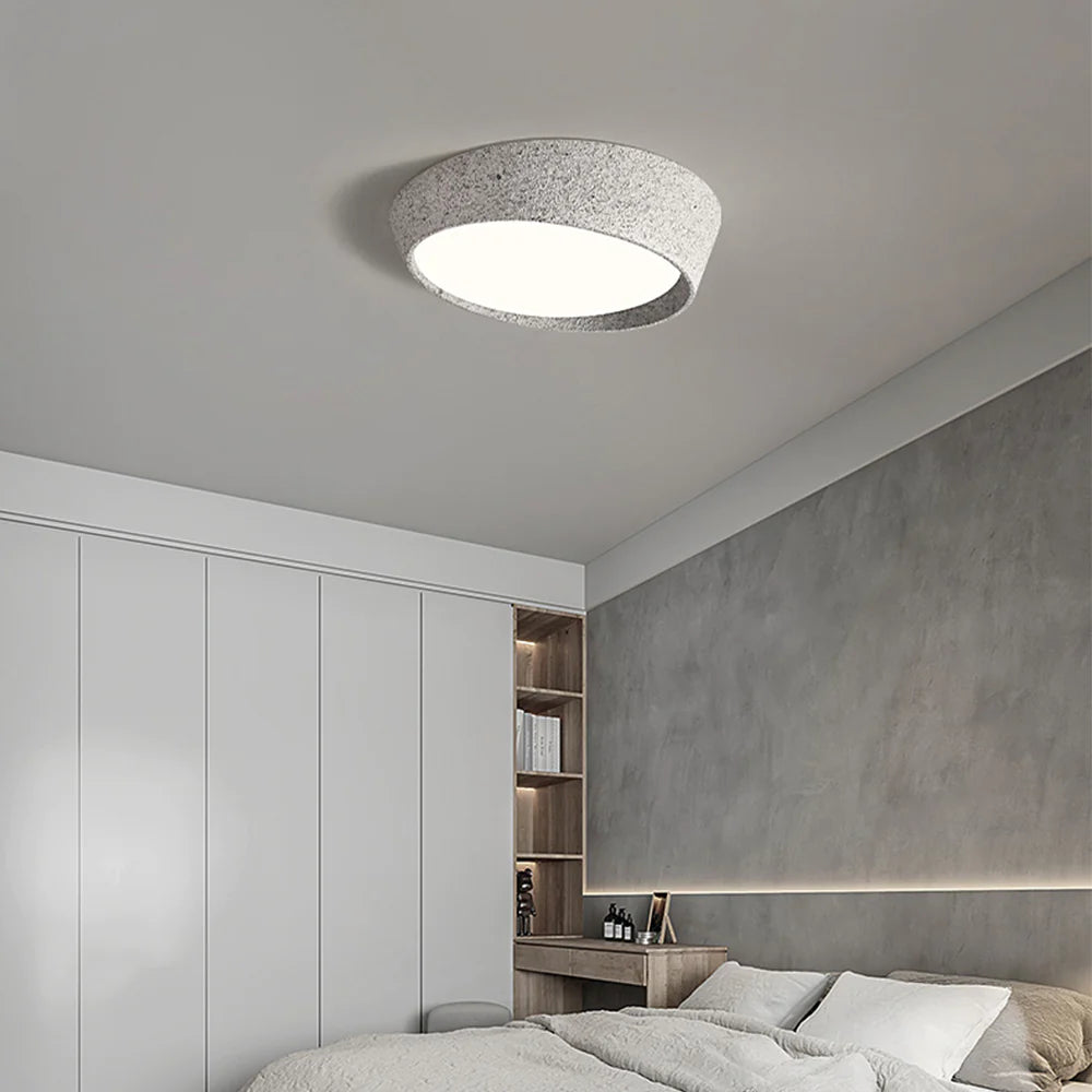 Moon Crater Flush Mount Ceiling Light 2