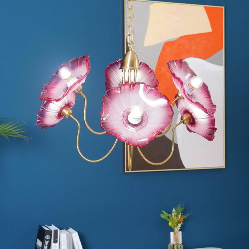 Murano Floral Lamp 5