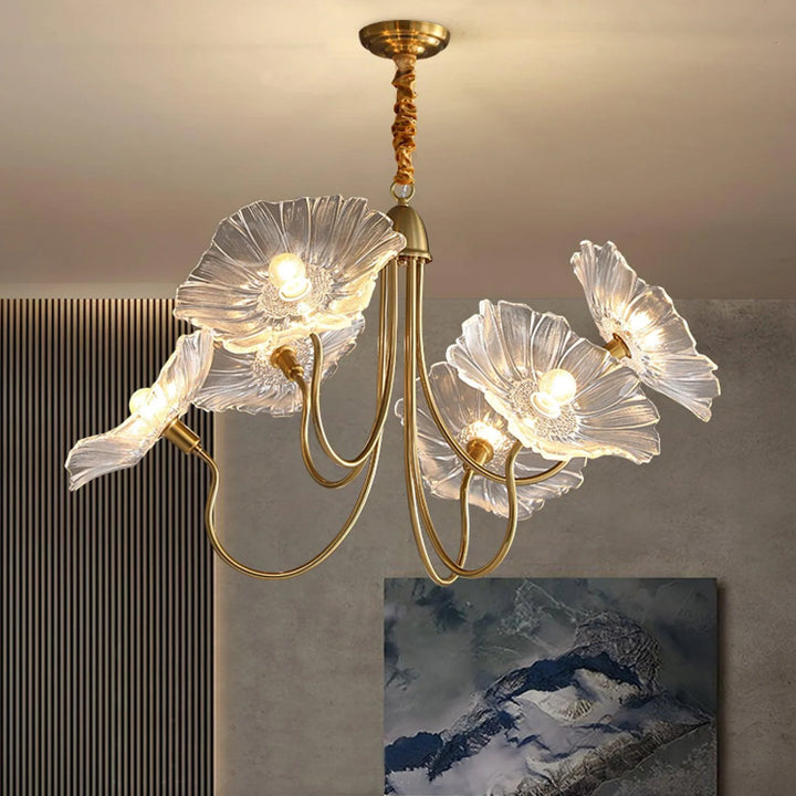 Murano Floral Lamp 6