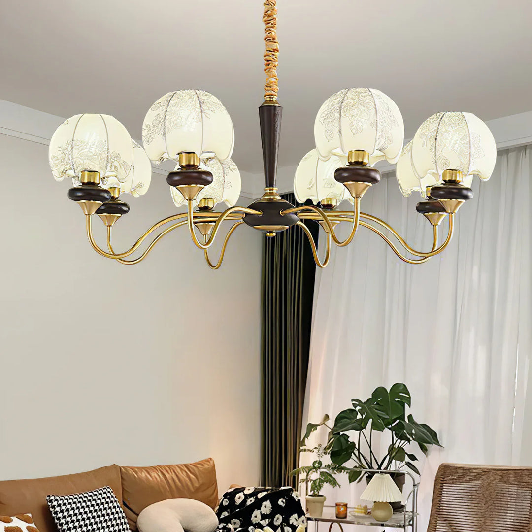 Mushroom Fabric Chandelier 2