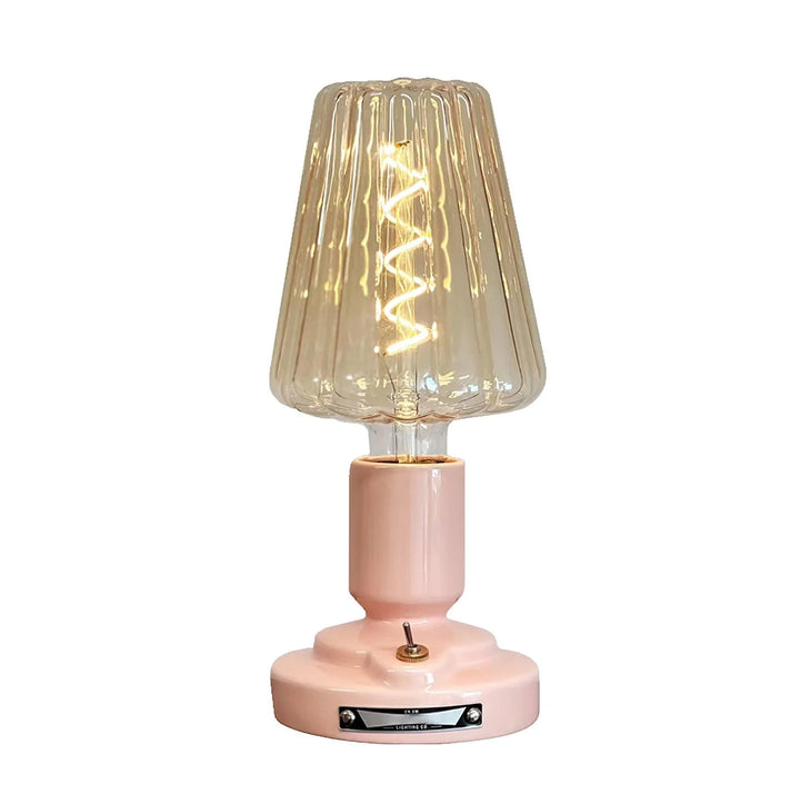 Mushroom Glass Desk Lamp-1