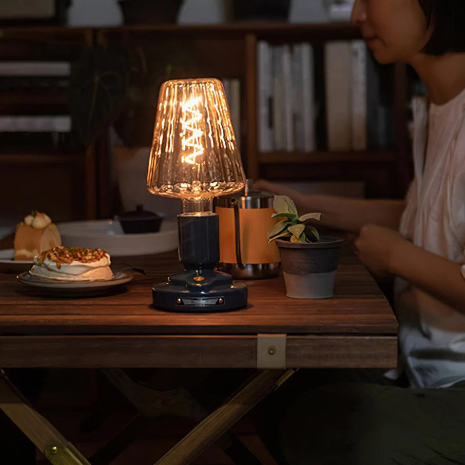 Mushroom Glass Desk Lamp-16