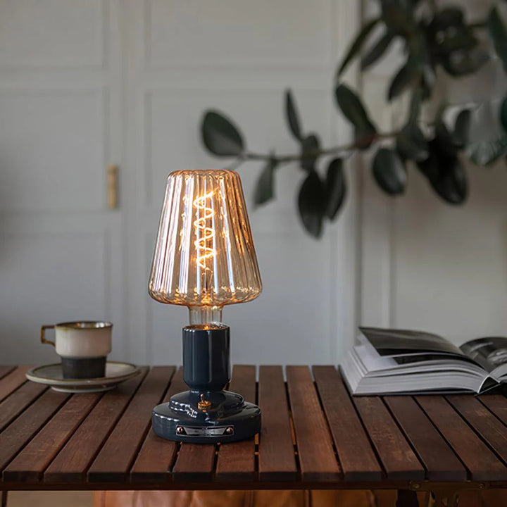 Mushroom Glass Desk Lamp-9