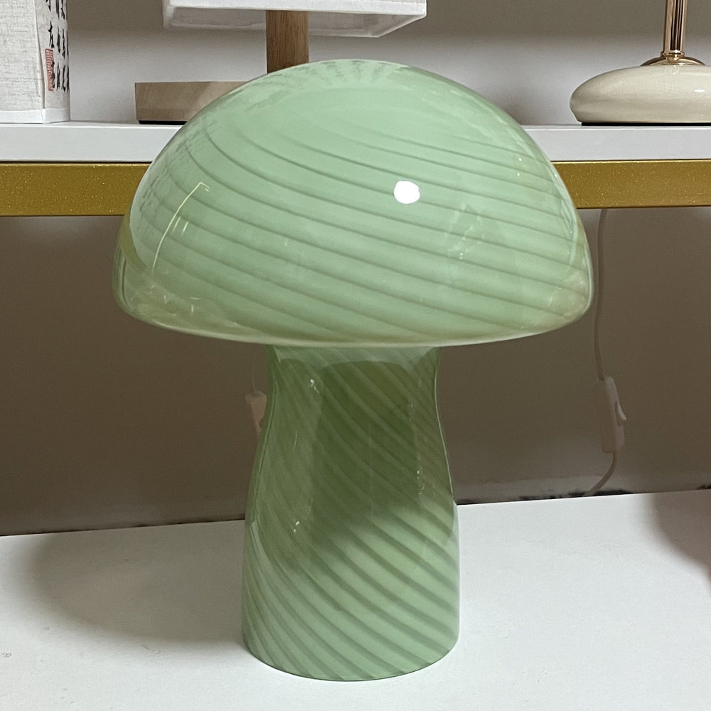 Mushroom Glass Twill Table Lamp 1