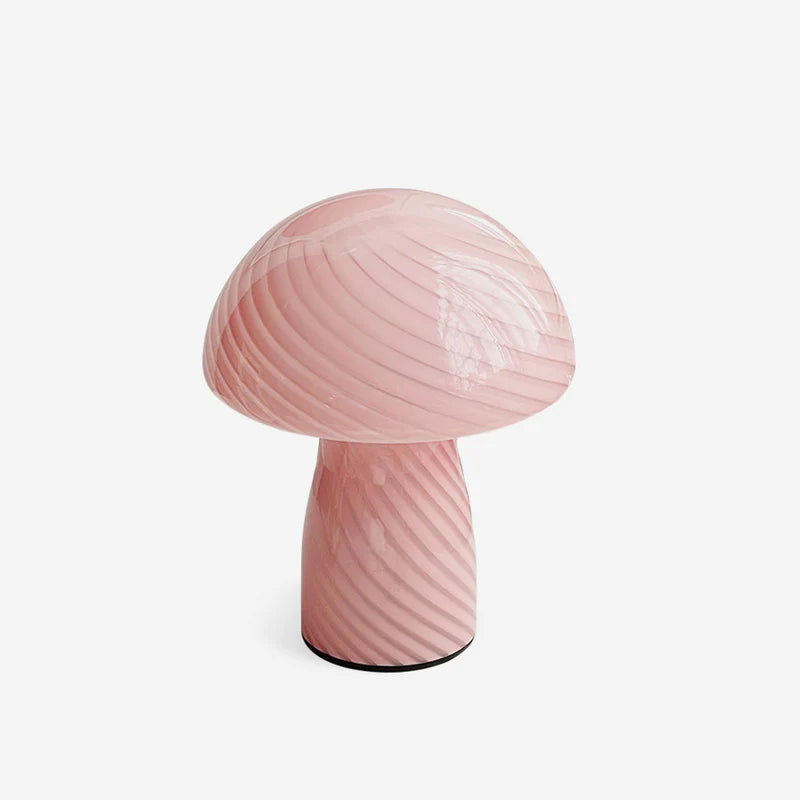 Mushroom Glass Twill Table Lamp 4