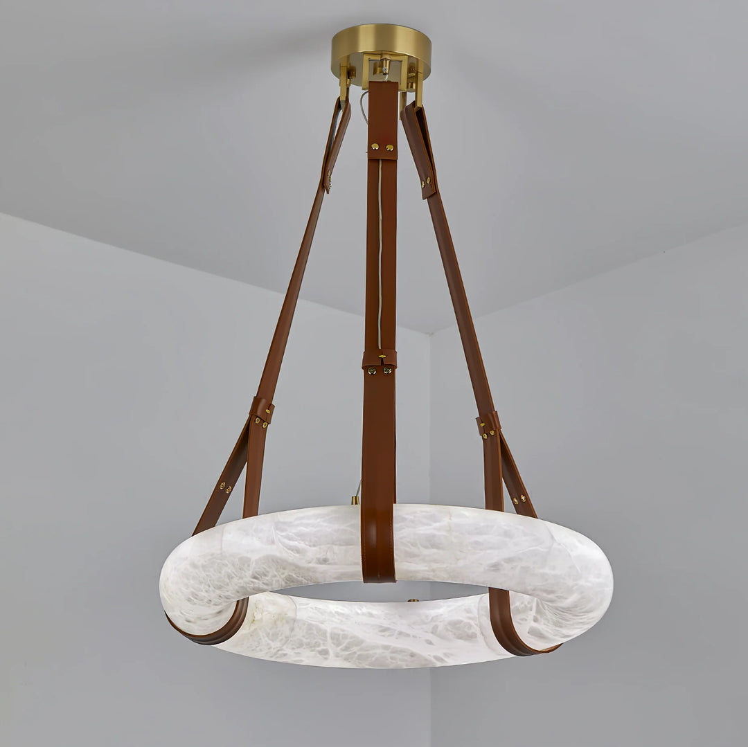 Natural marble chandelier 1