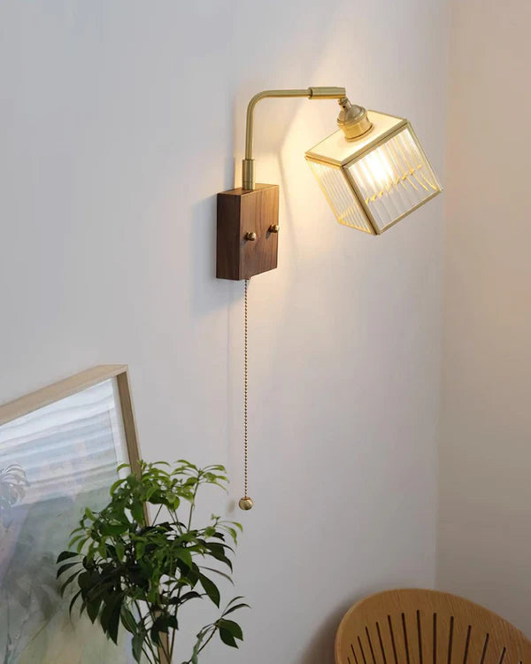 Noko glazen wandlamp