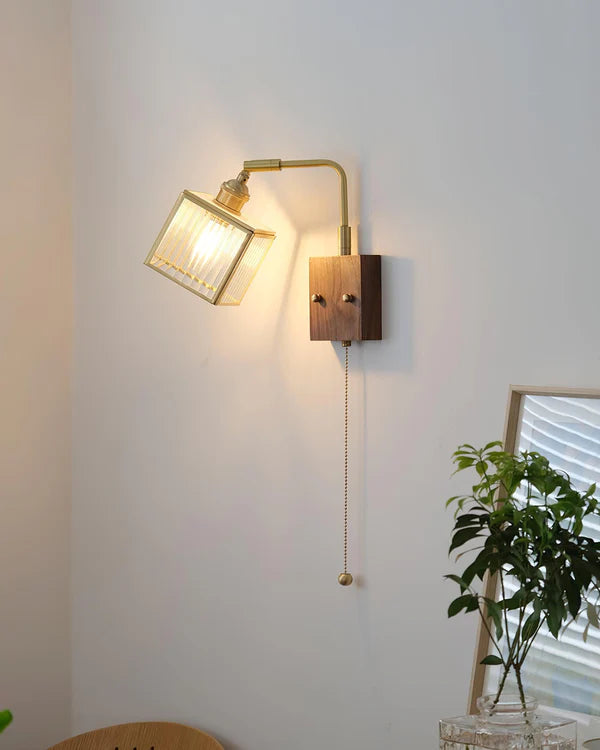 Noko glazen wandlamp