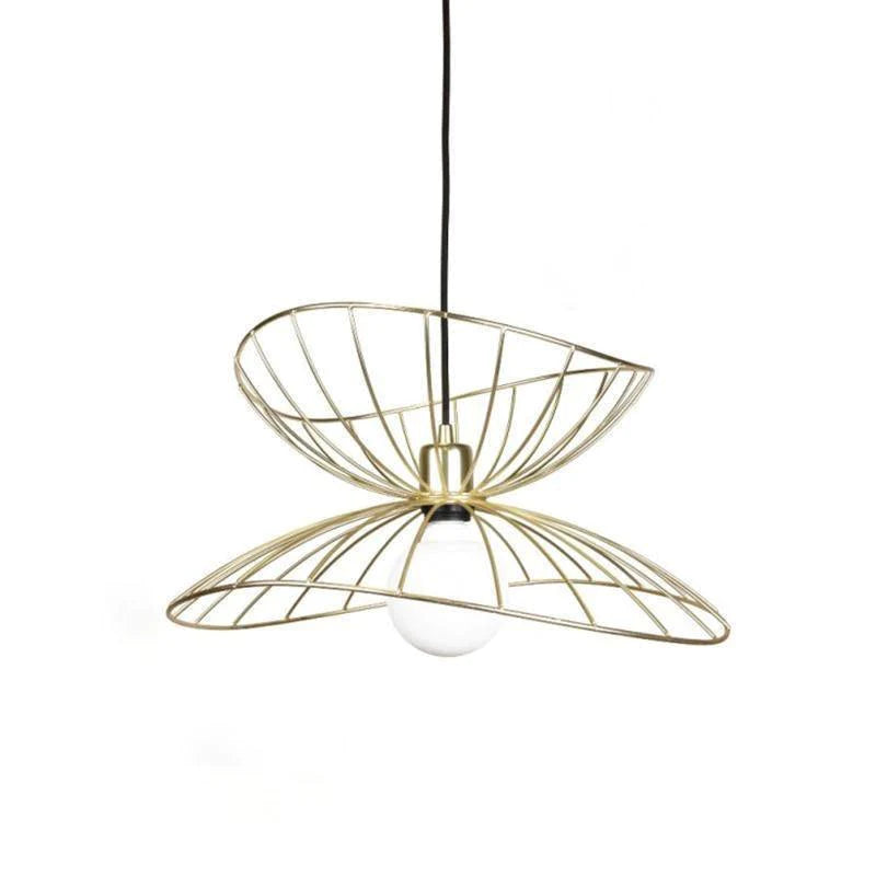 Nordic Hat Pendant Light D45_H25CM Gold