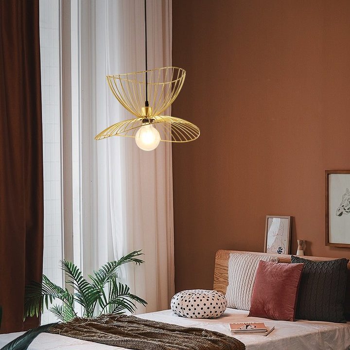 Nordic Hat Pendant Light in bedroom