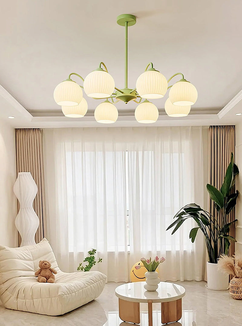 Nordic Matcha Round Chandelier 10