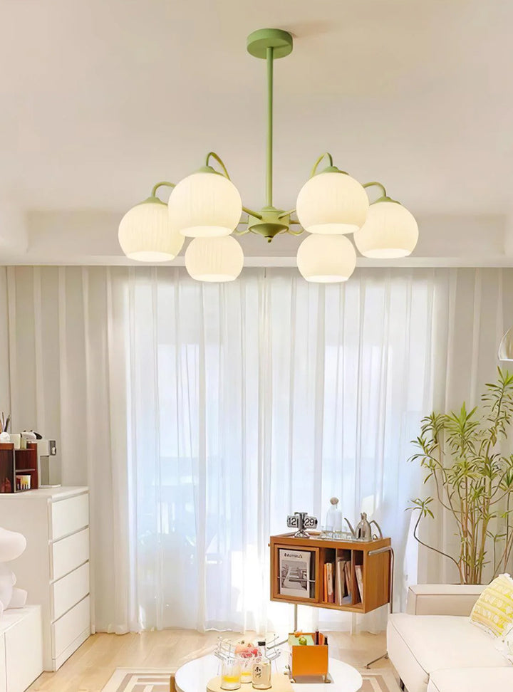 Nordic Matcha Round Chandelier 11