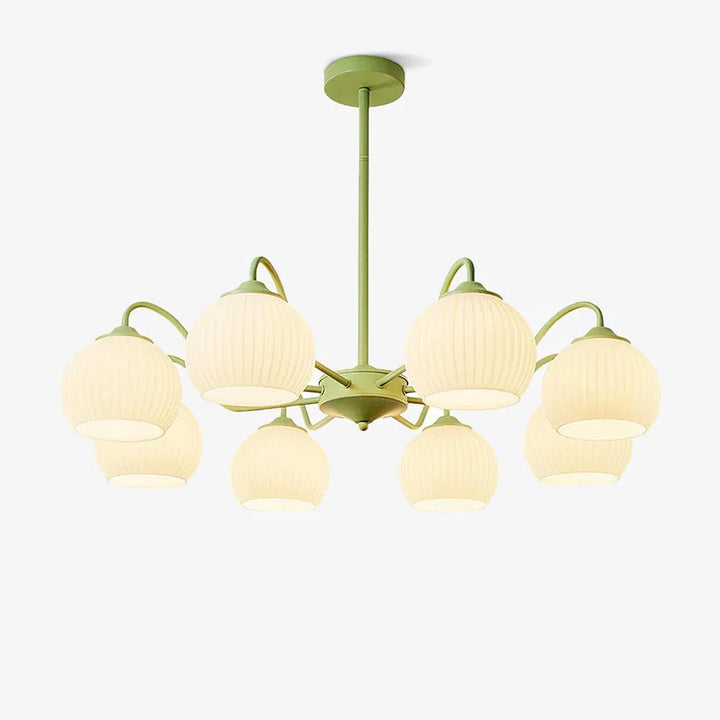 Nordic Matcha Round Chandelier 3