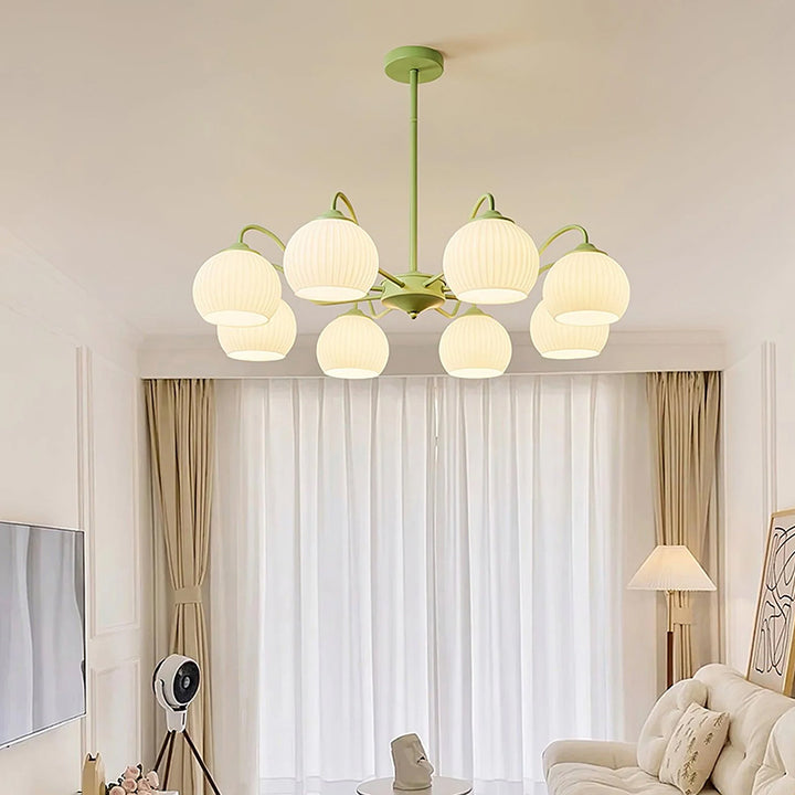 Nordic Matcha Round Chandelier 7