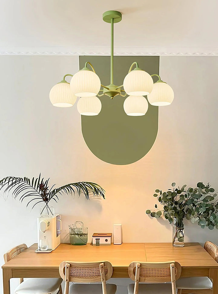 Nordic Matcha Round Chandelier 8