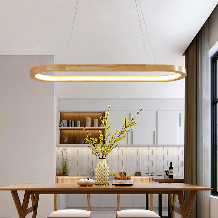 Nordic Simple Oval Pendant Lamp 2