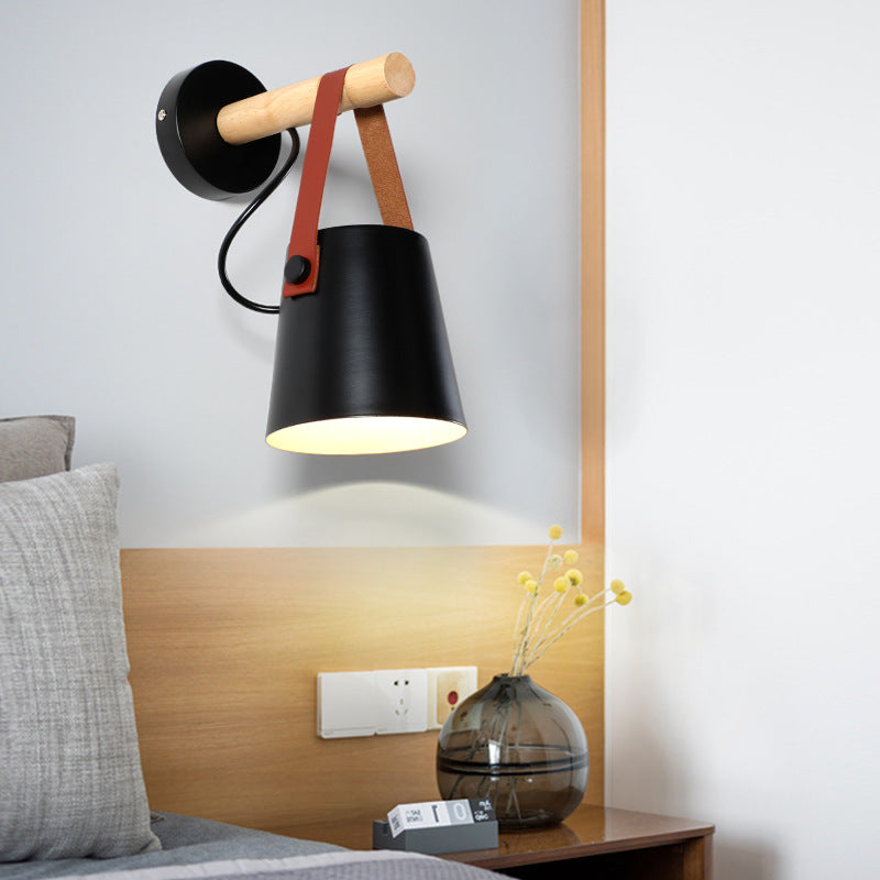 Nordic Wood Wall Lamp 2