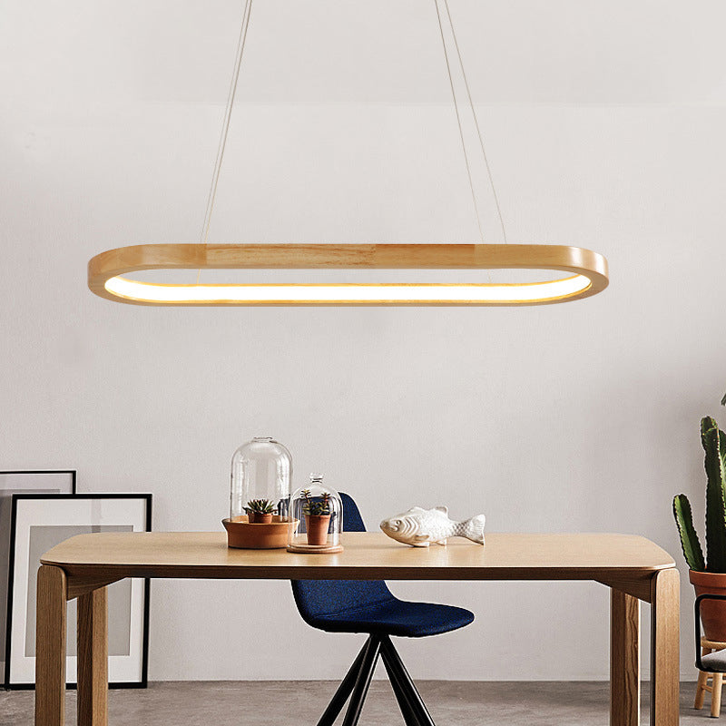 Nordic Simple Oval Pendant Lamp