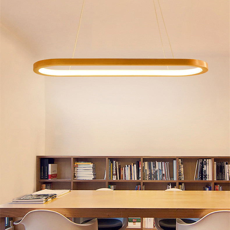 Nordic Simple Oval Pendant Lamp