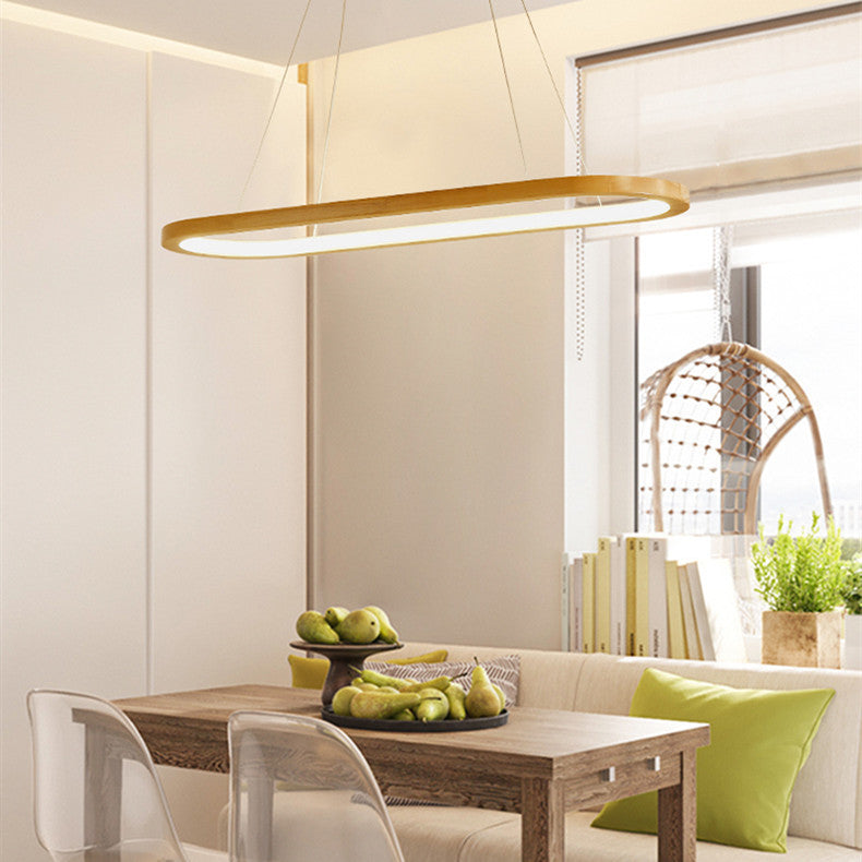 Nordic Simple Oval Pendant Lamp