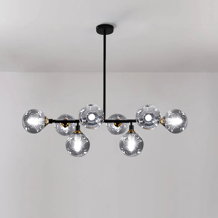 ORB Glass Globe Chandelier 16