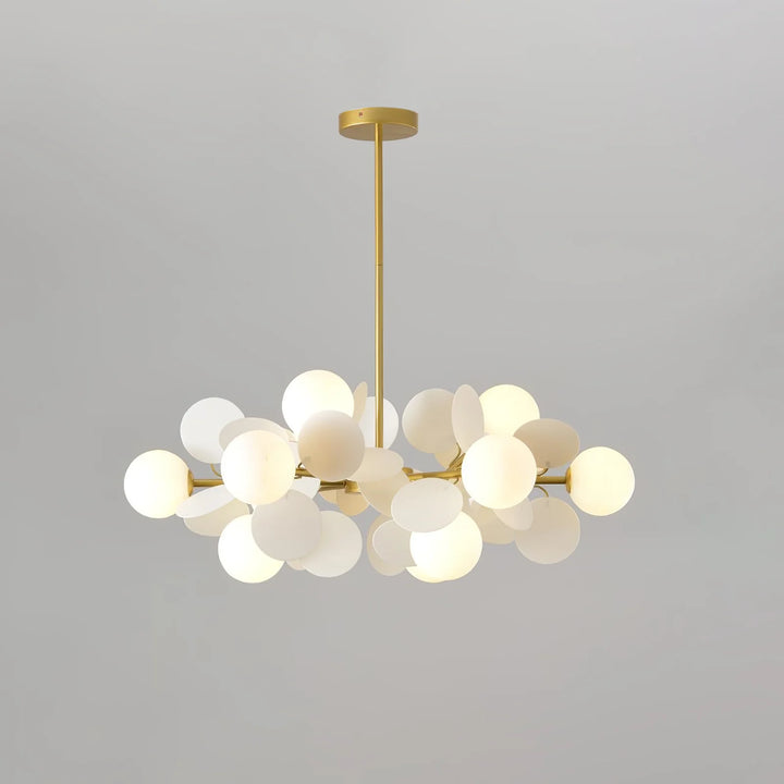Off White A ball Tree Chandelier 20