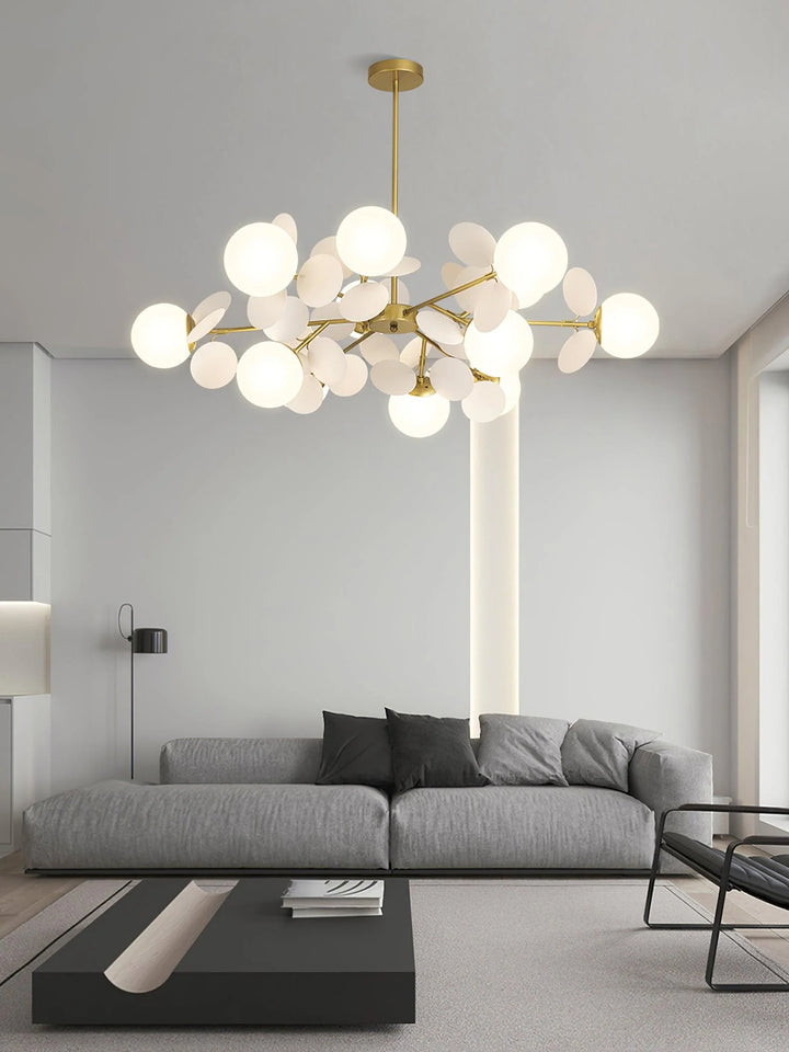 Off White A ball Tree Chandelier 5