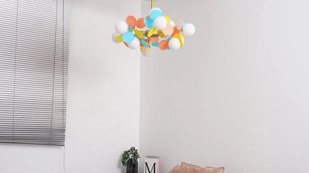 Off White A ball Tree Chandelier New 1