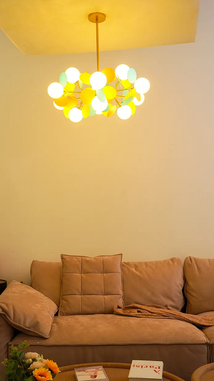 Off White A ball Tree Chandelier New 11