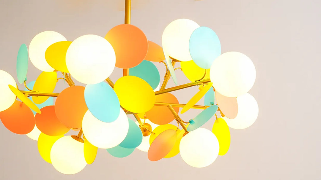 Off White A ball Tree Chandelier New 12
