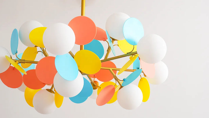 Off White A ball Tree Chandelier New 13
