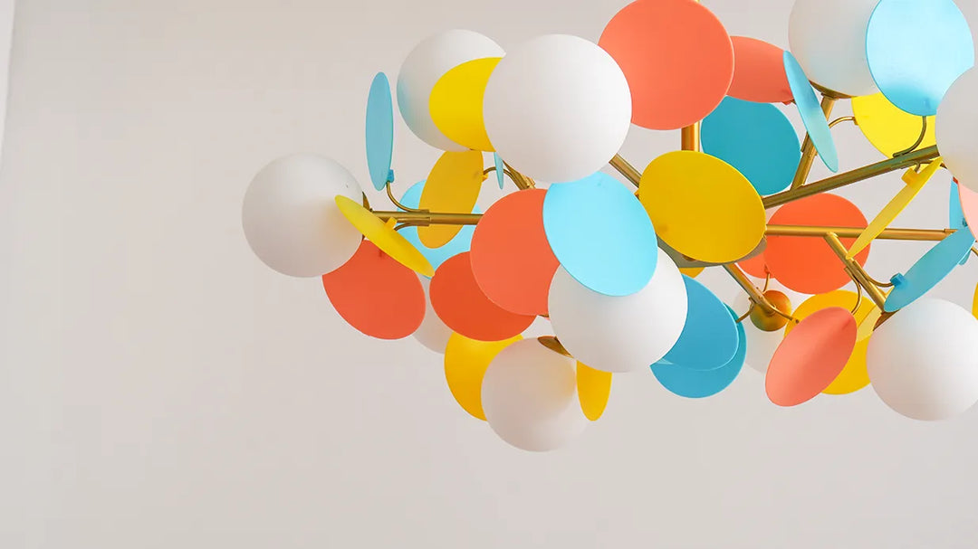 Off White A ball Tree Chandelier New 14