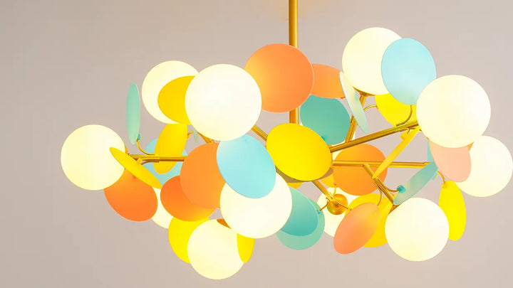 Off White A ball Tree Chandelier New 15