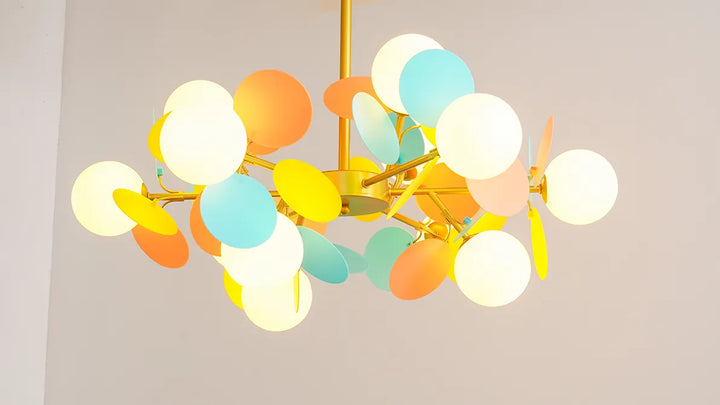 Off White A ball Tree Chandelier New 16