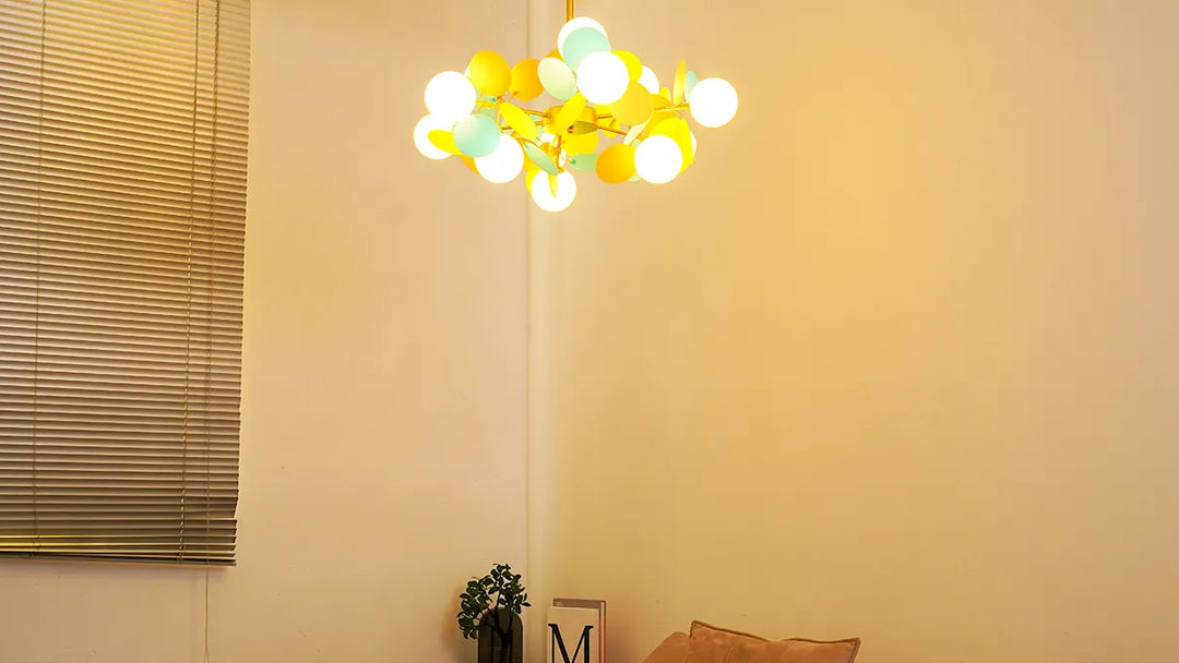 Off White A ball Tree Chandelier New 3
