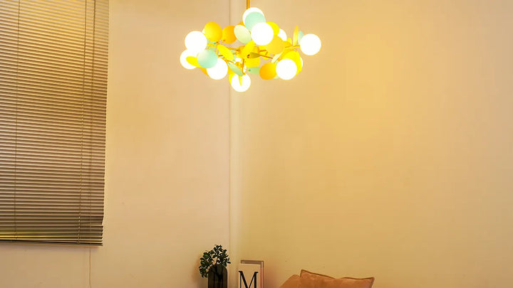 Off White A ball Tree Chandelier New 3