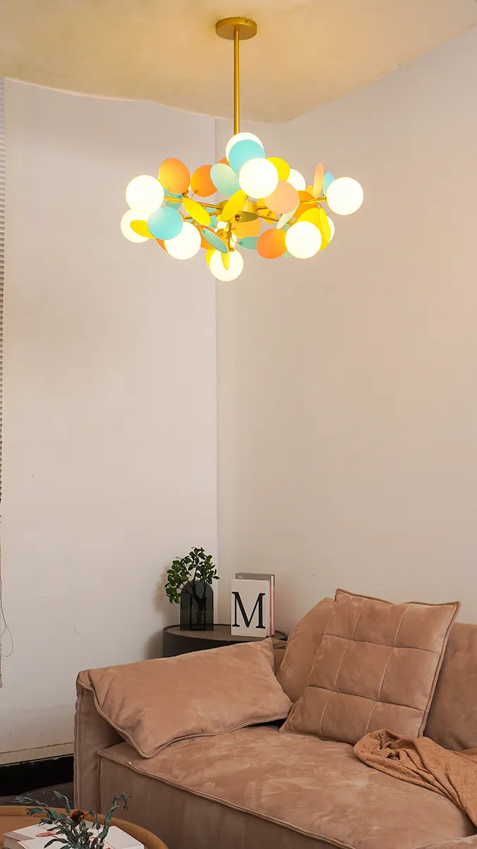 Off White A ball Tree Chandelier New 5