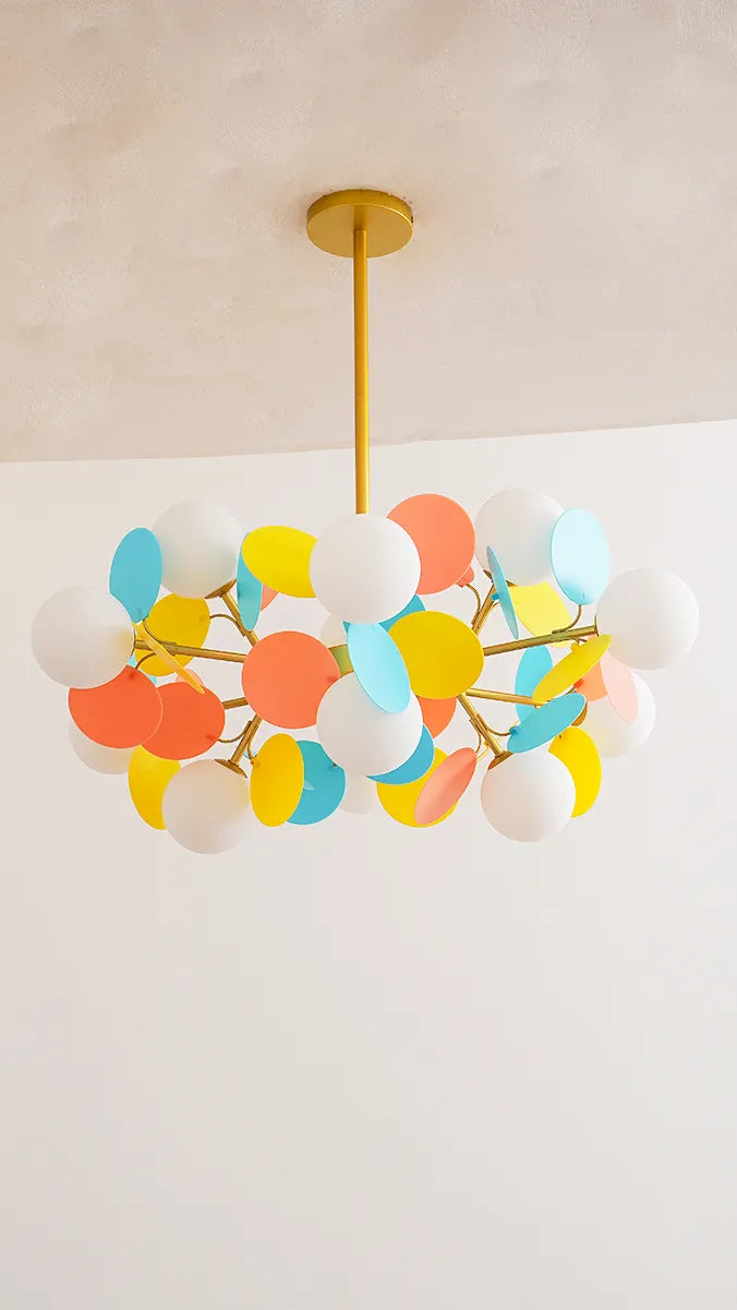 Off White A ball Tree Chandelier New 7