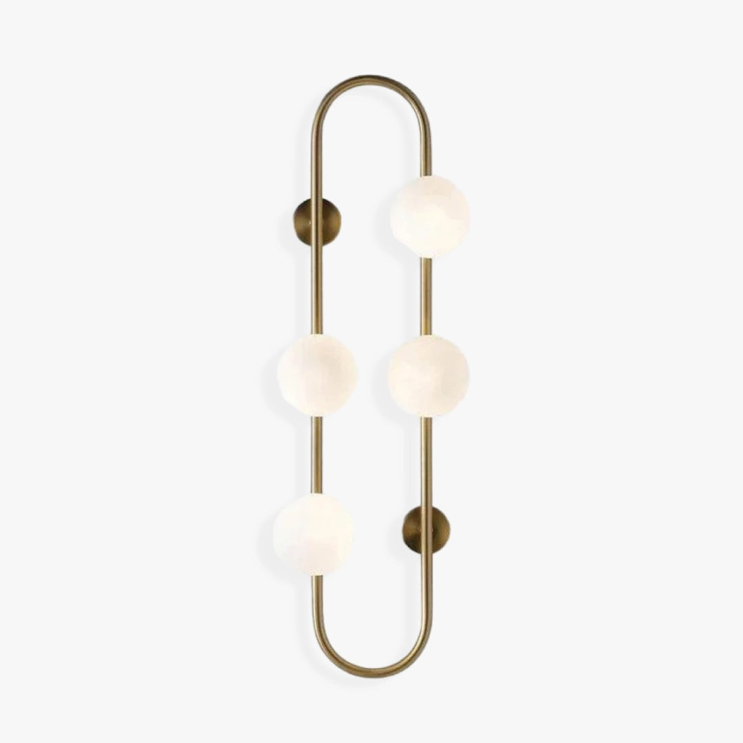 Oval Glass Ball Wall Lamp