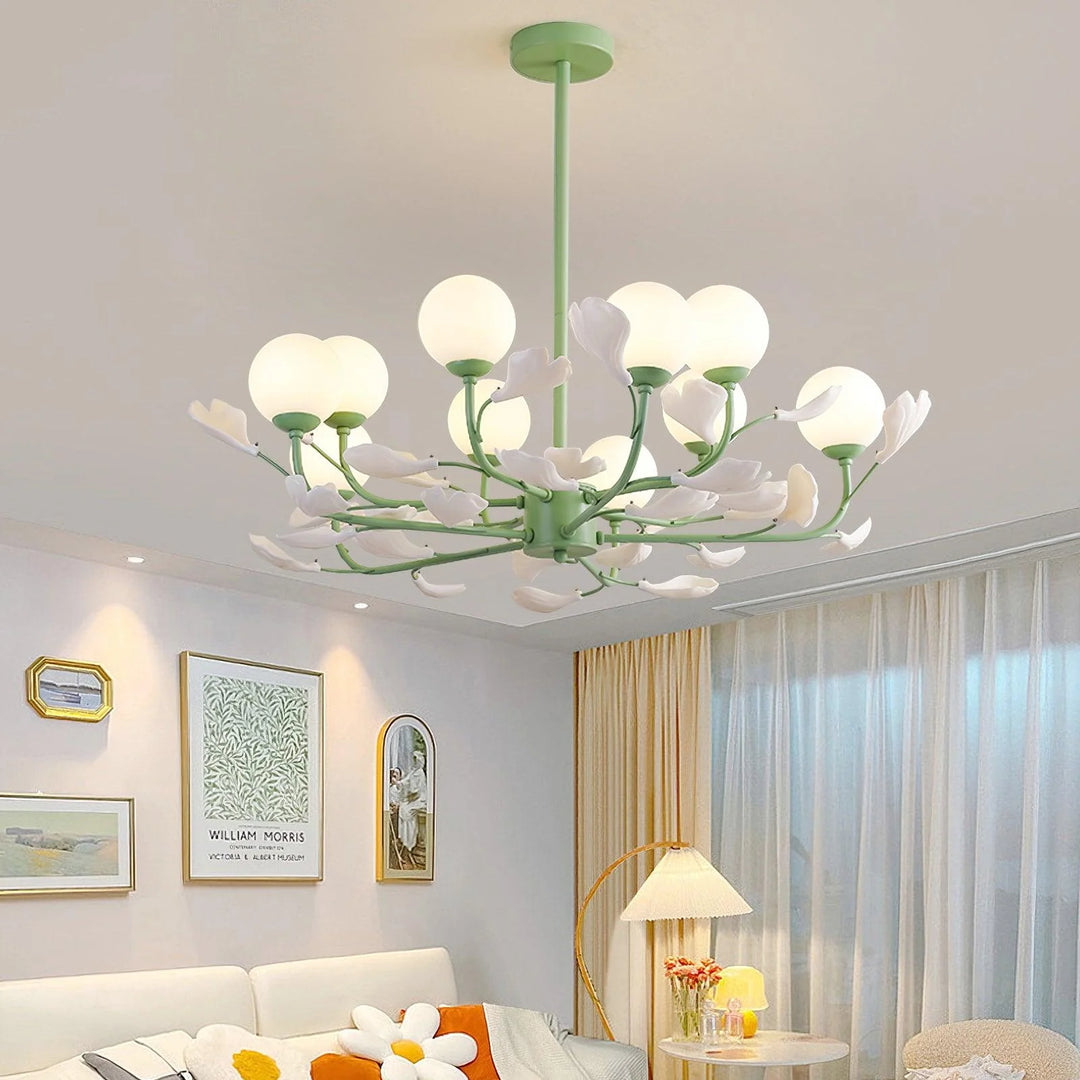 Pastoral Gingko Chandelier 10