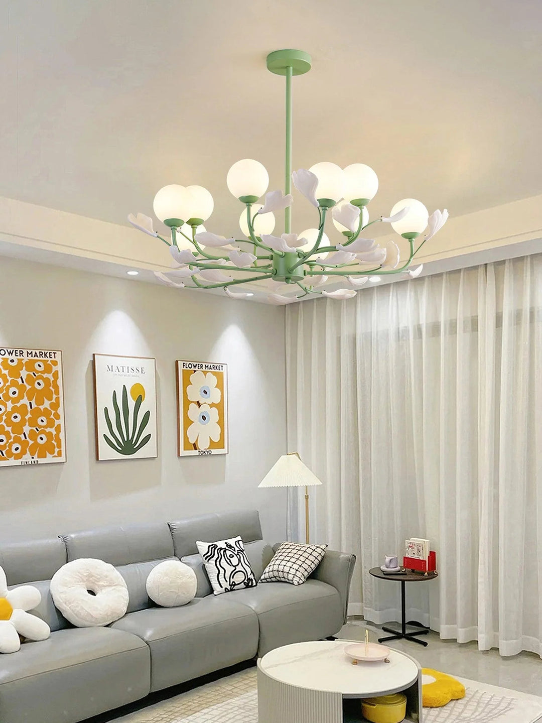 Pastoral Gingko Chandelier 2