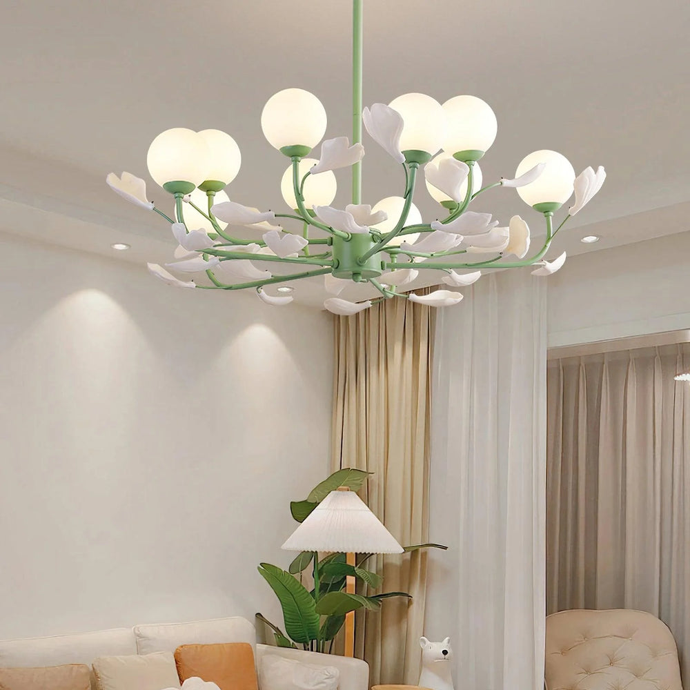 Pastoral Gingko Chandelier 4