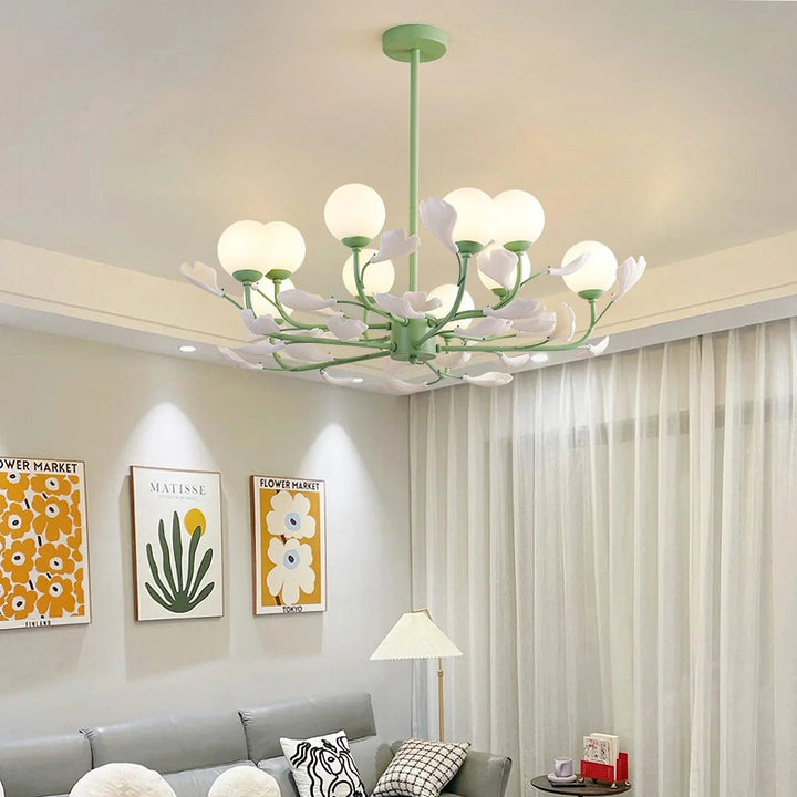 Pastoral Gingko Chandelier 8