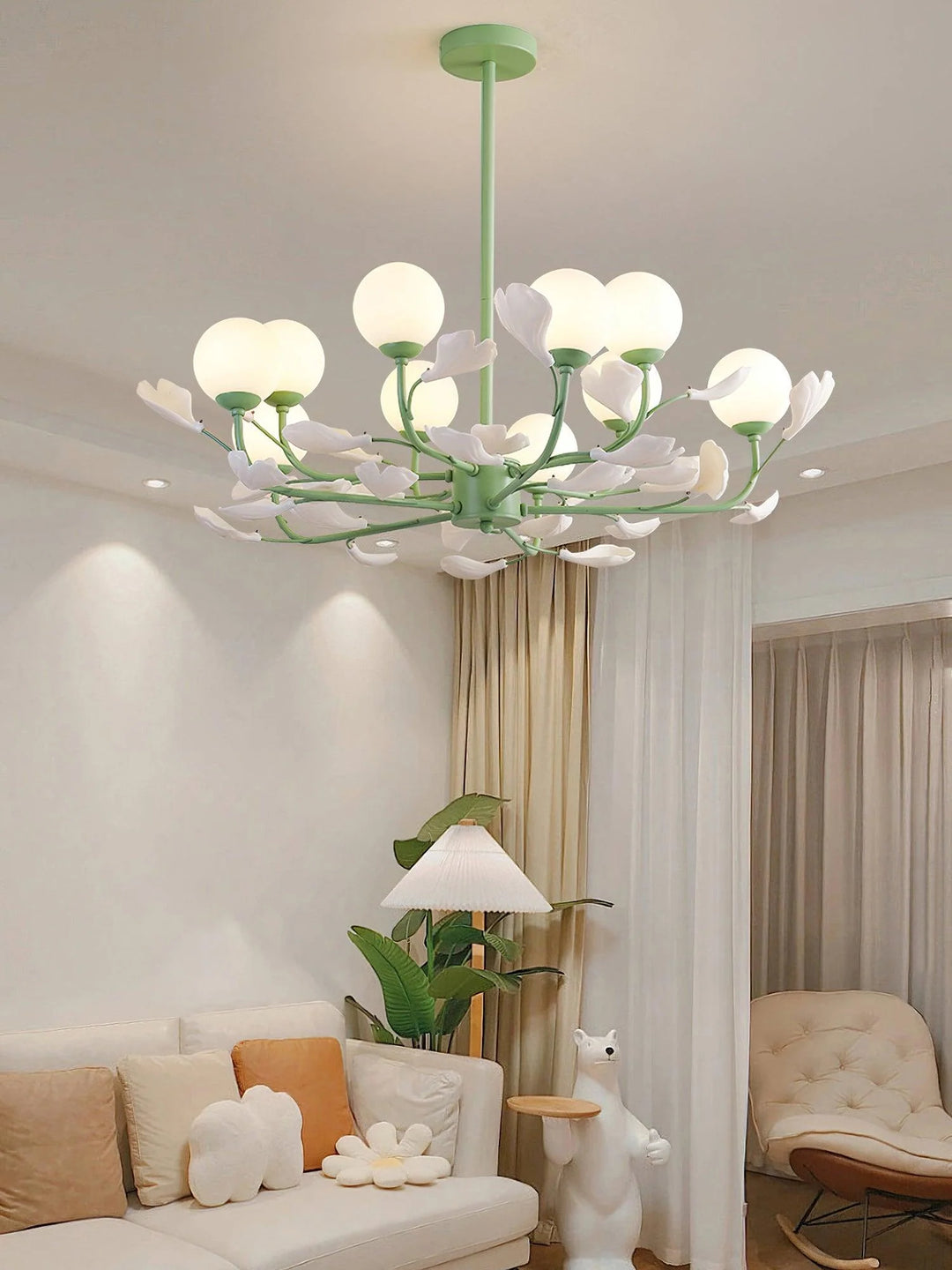 Pastoral Gingko Chandelier 9