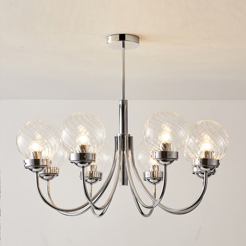 Planetary Glass Bulb Chandelier 0