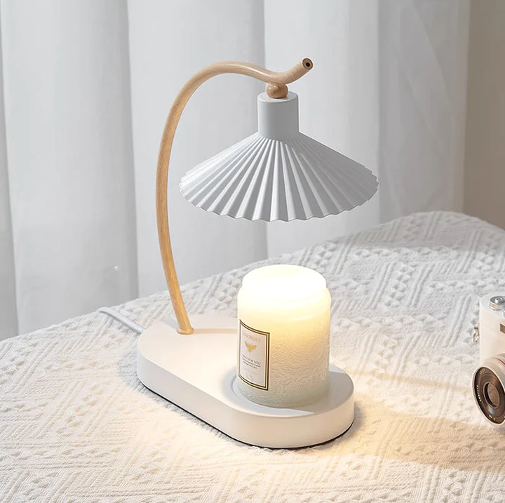 Pleated Candle Warmer Lamp 3