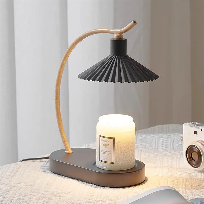 Pleated Candle Warmer Lamp 4