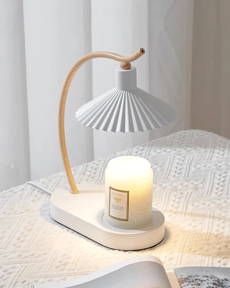 Pleated Candle Warmer Lamp 5