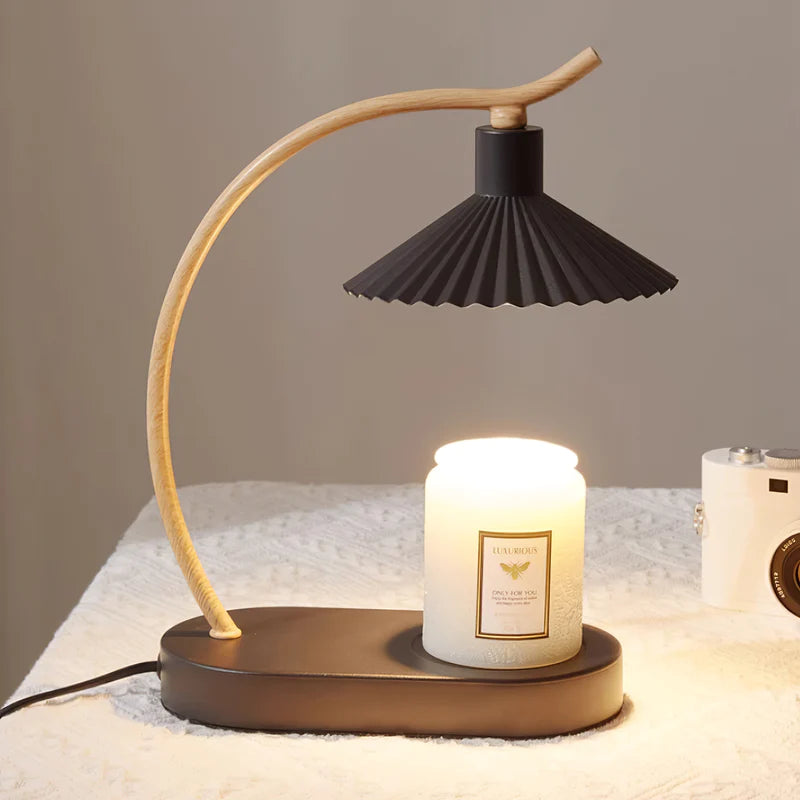 Pleated Candle Warmer Lamp 7